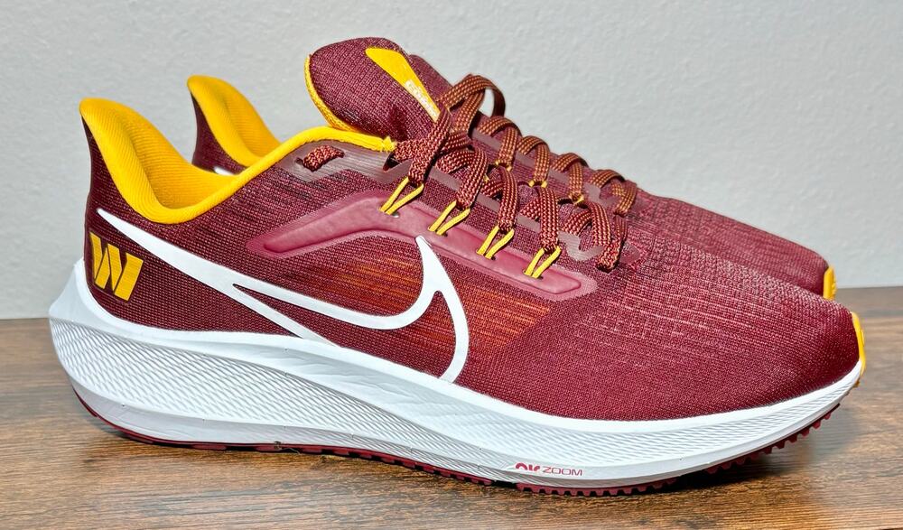Nike Air Zoom Pegasus 39 Washington Commanders dr2064-600 Mens Running Shoe Sz 8